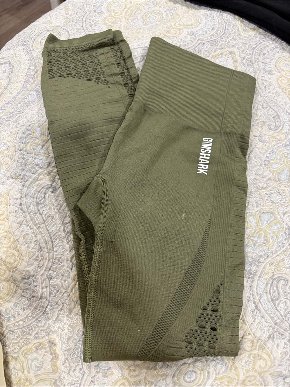 Gymshark Olive Seamless High-Waist Leggings